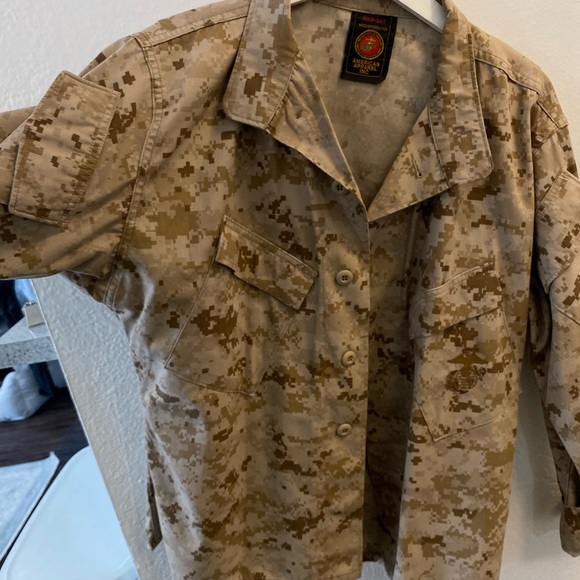 US Navy Camouflage Jacket - American Apparel Inc. size medium - Picture 2 of 7